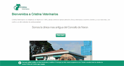 Desktop Screenshot of cristinaveterinarios.com