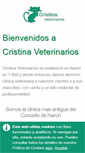 Mobile Screenshot of cristinaveterinarios.com